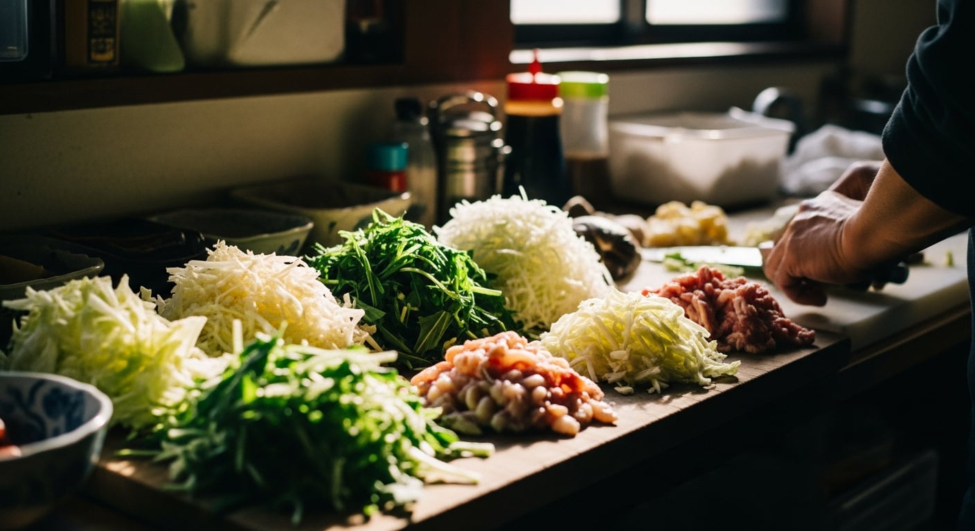 【津田沼 もんじゃ】Wスープで作る津田沼の本格もんじゃとは|粉と水